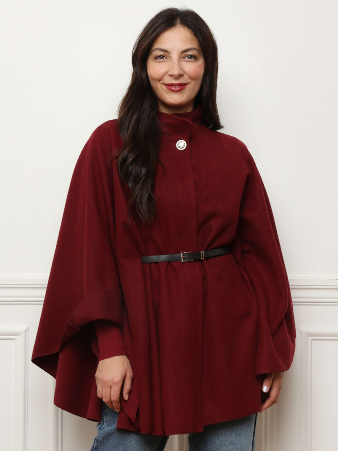 Belted Mid-Length Cape