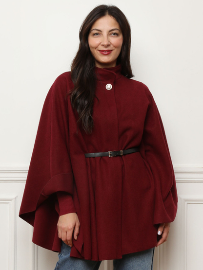 Belted Mid-Length Cape