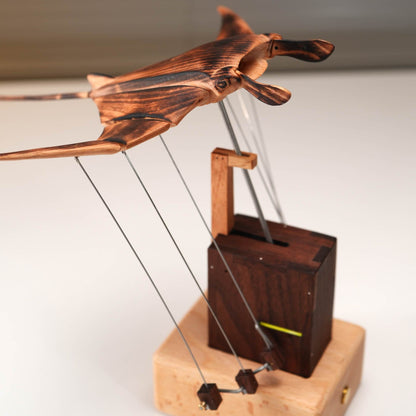 Sienna Saphir® Handcrafted Wooden Manta Ray Automated