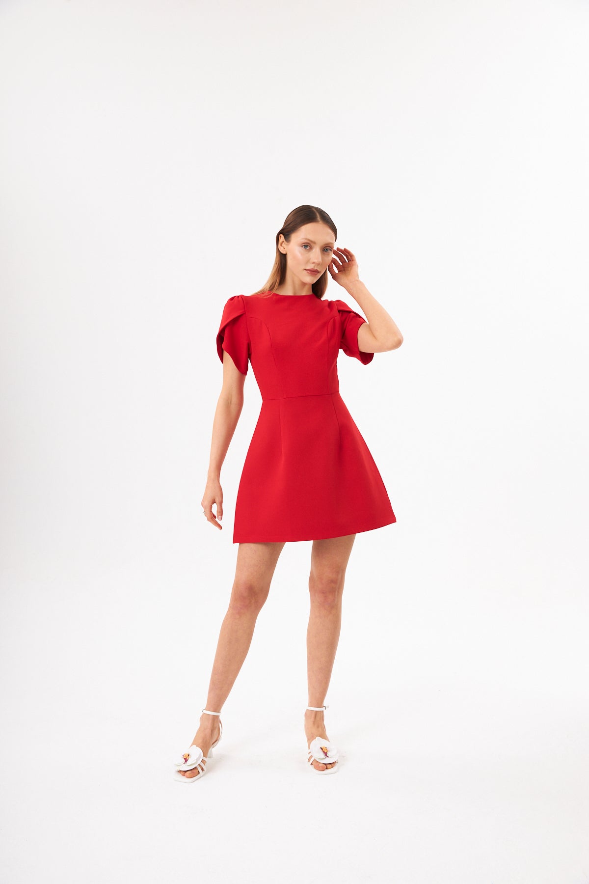 Linda Cutout Bow Tie Mini Dress