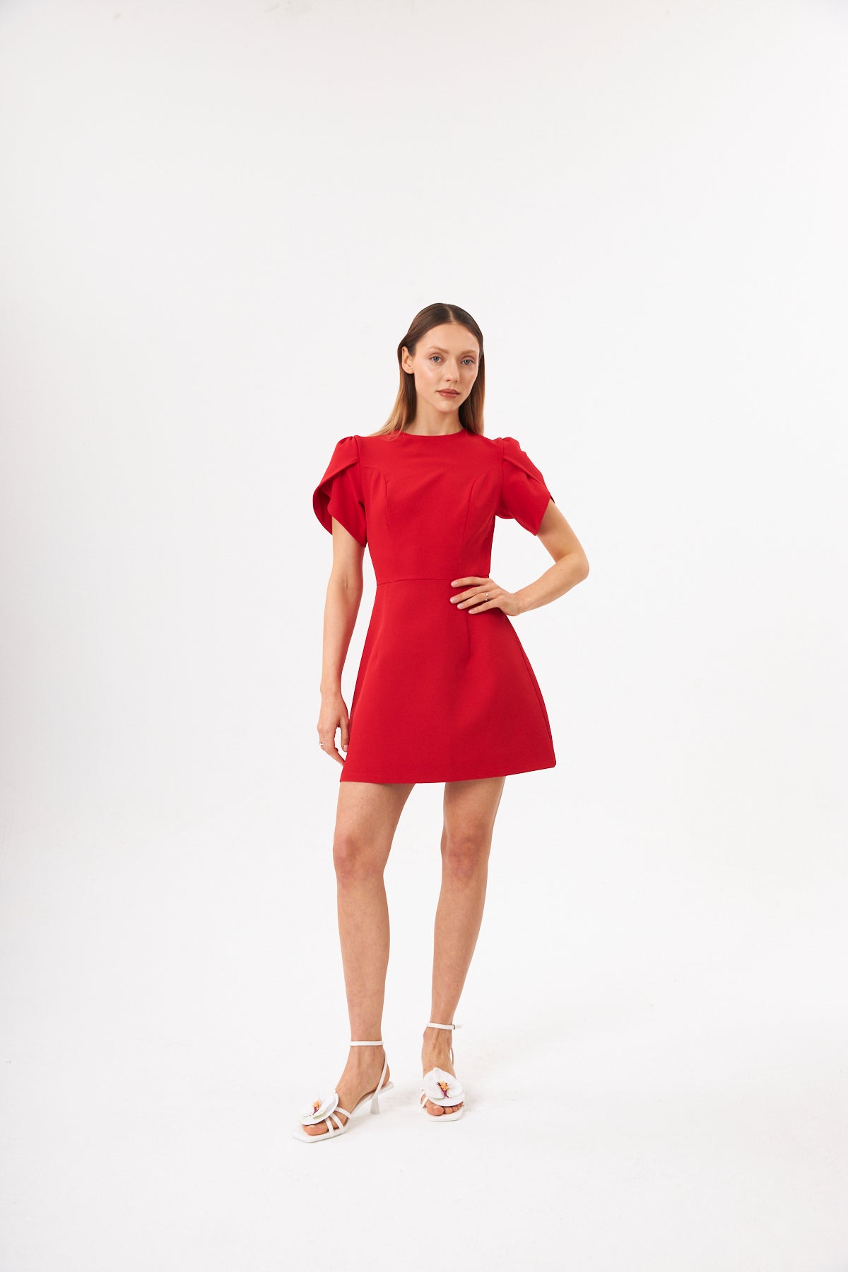 Linda Cutout Bow Tie Mini Dress