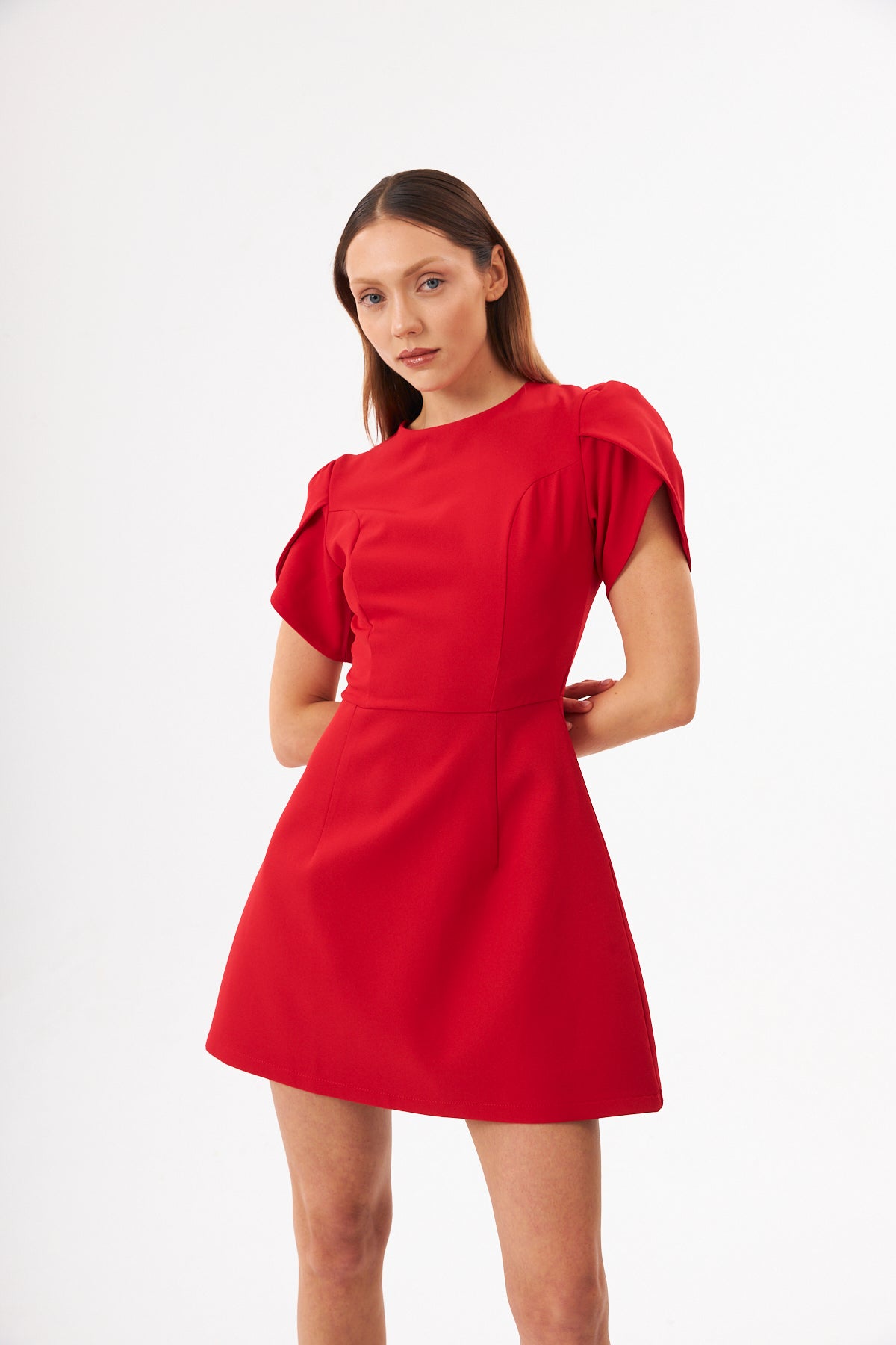 Linda Cutout Bow Tie Mini Dress