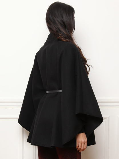 Belted Mid-Length Cape