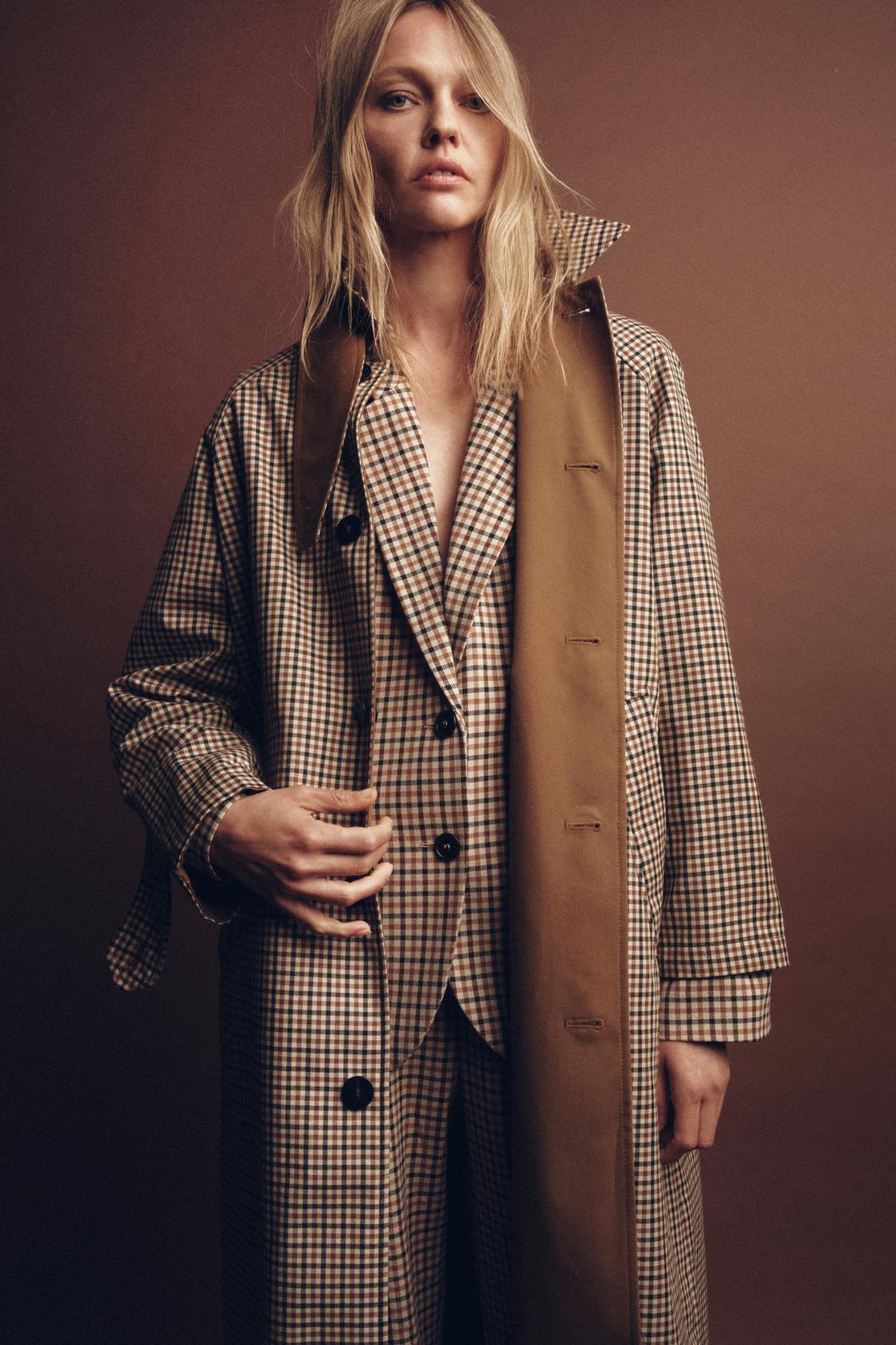 Reversible Trench Coat - Camel