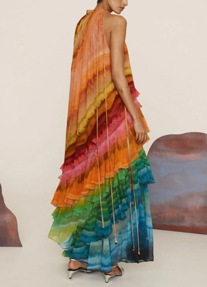 Airis Ruffled Maxi Dress