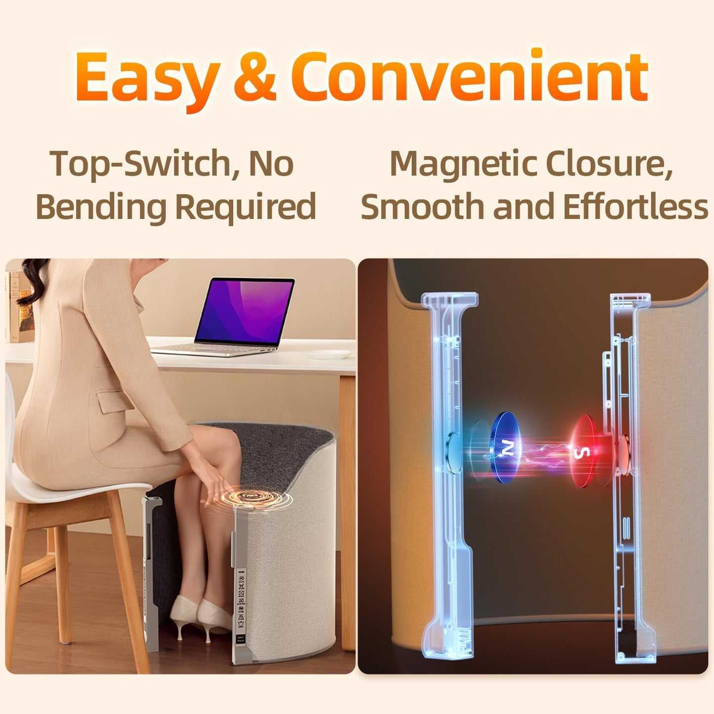 Under Desk Heater for Office & Home