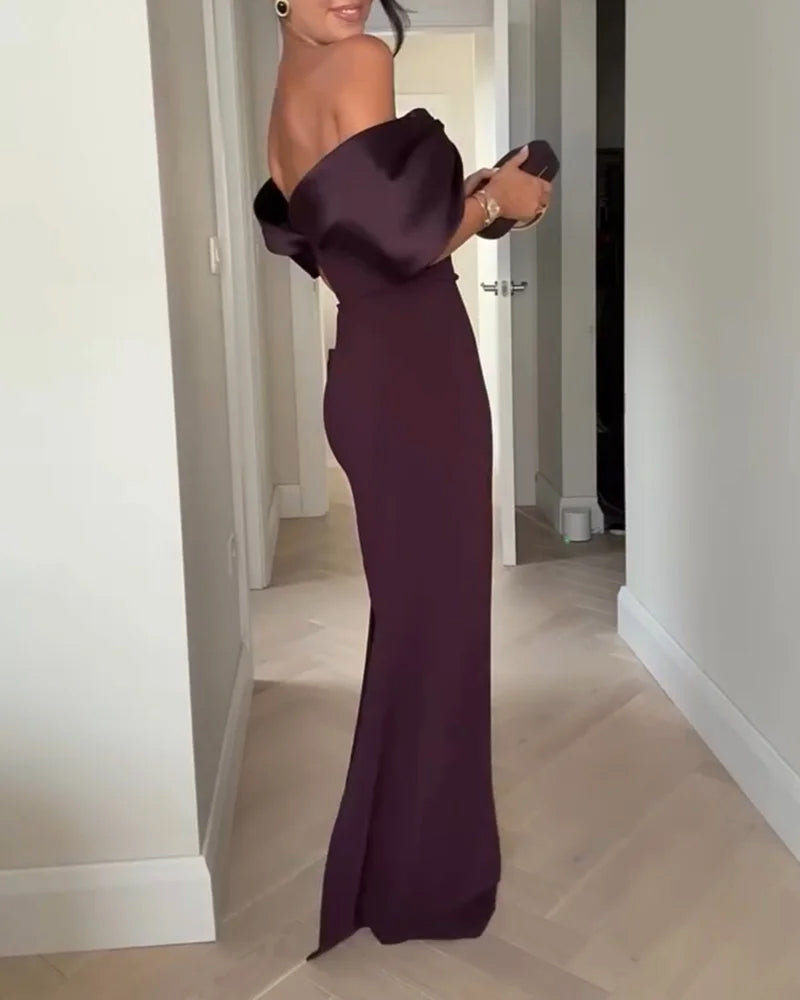 Off-shoulder Magarita Maxi Dress