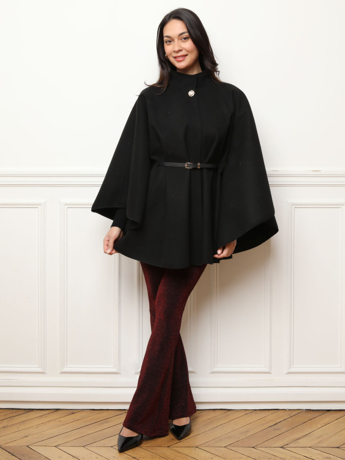 Belted Mid-Length Cape