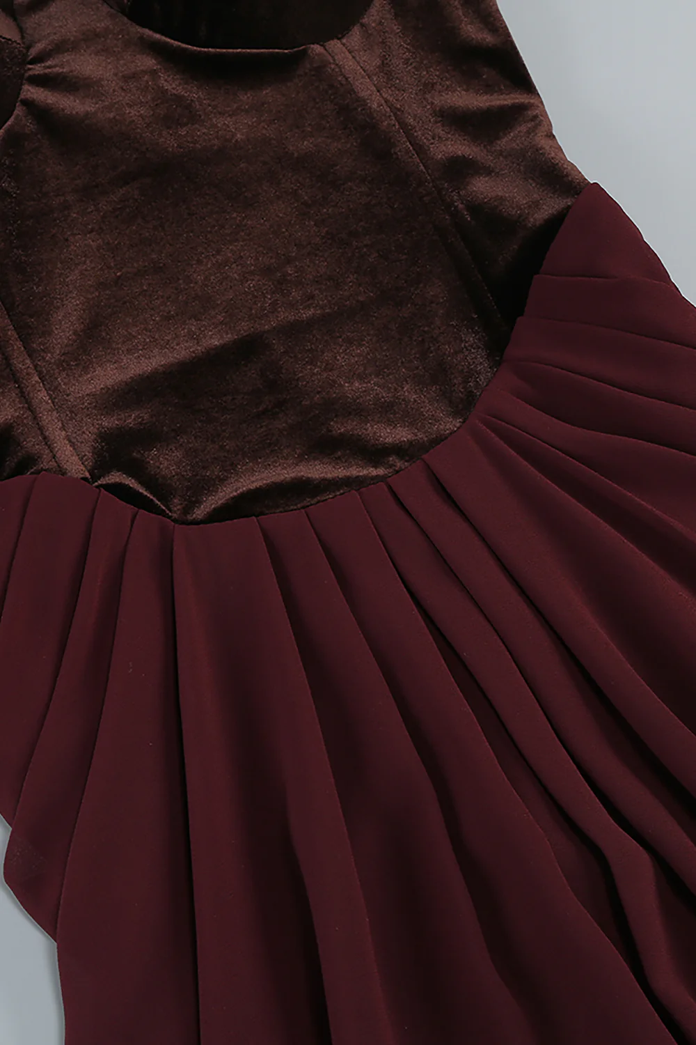 Roselia Velvet Corset Maxi Dress - Cacao Brown Limited Edition