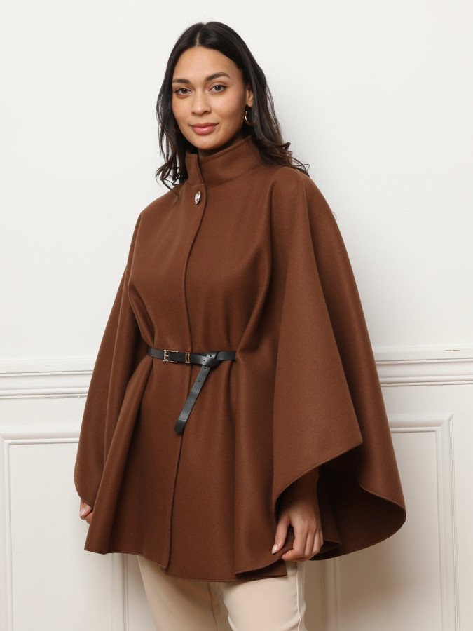 Belted Mid-Length Cape