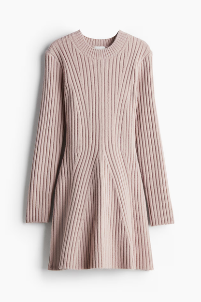 Olivia - Ribbed knit dress