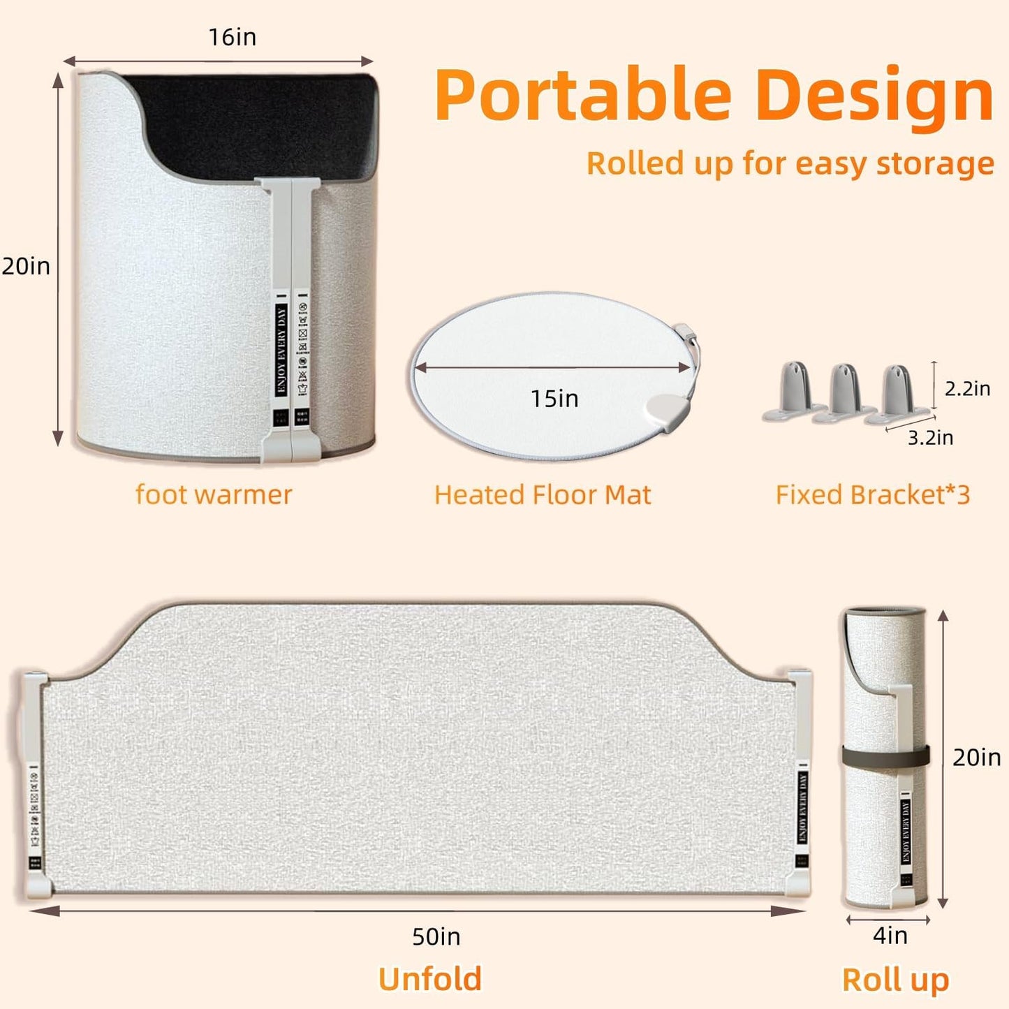 Under Desk Heater for Office & Home