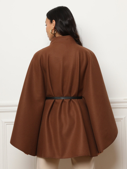 Belted Mid-Length Cape