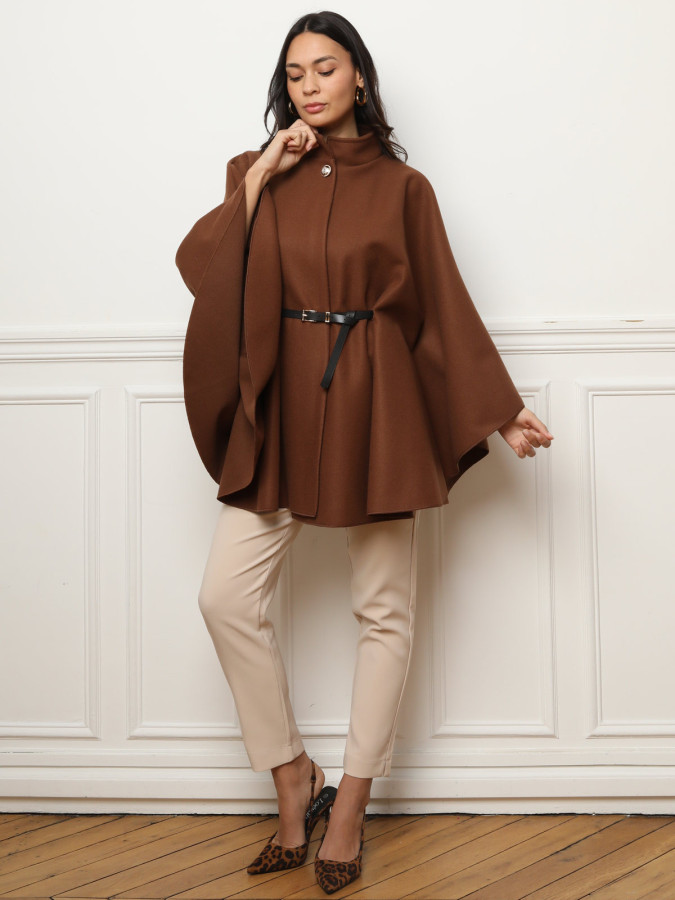 Belted Mid-Length Cape