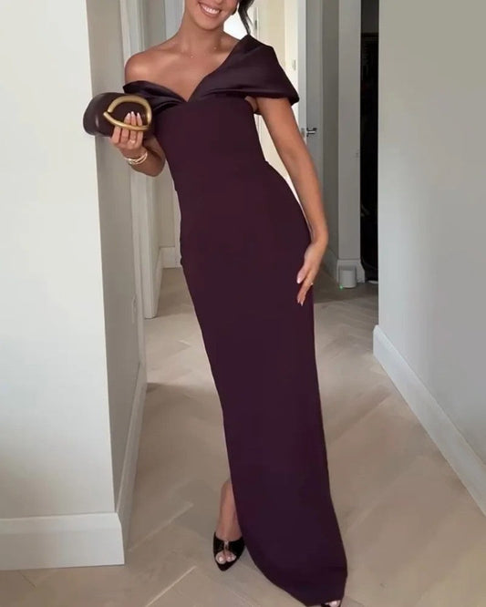 Off-shoulder Magarita Maxi Dress