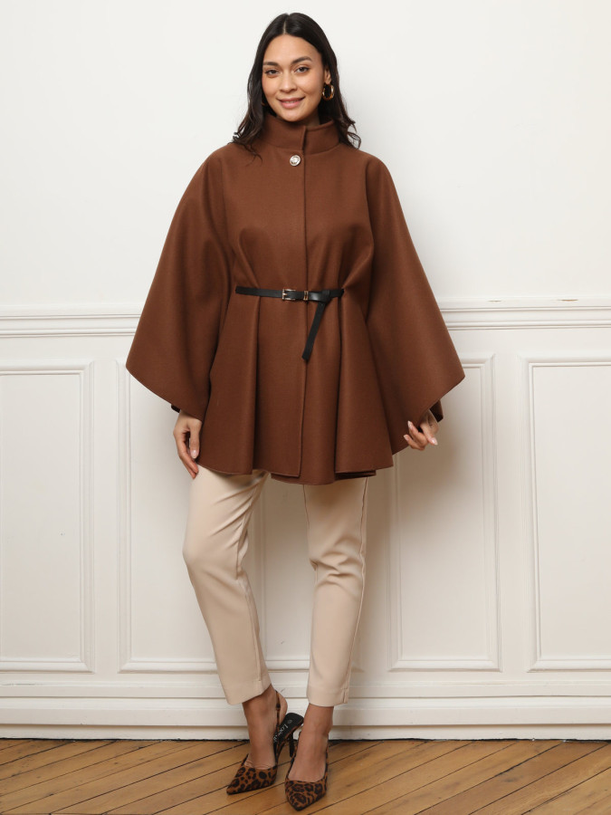 Belted Mid-Length Cape