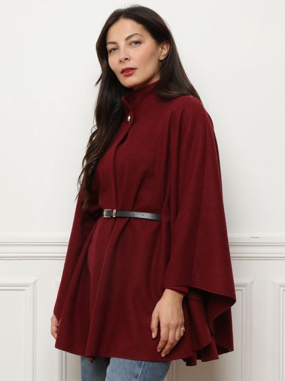 Belted Mid-Length Cape
