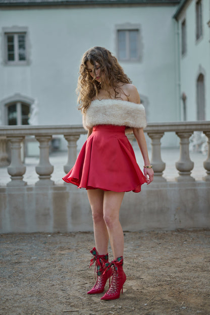 The Red Ice Rink Dress