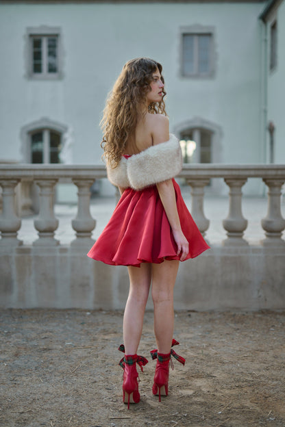 The Red Ice Rink Dress