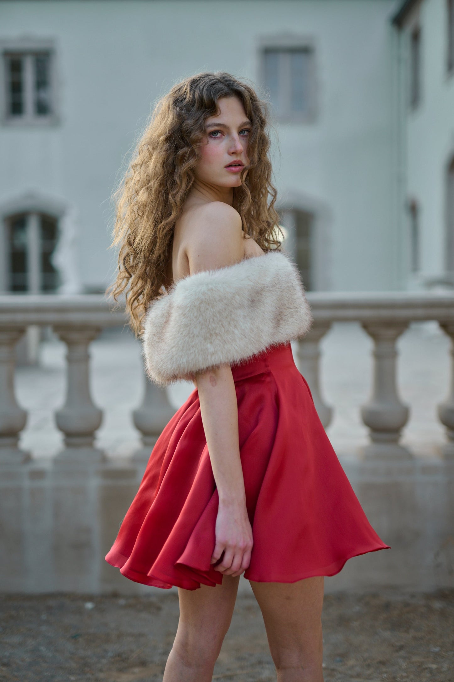 The Red Ice Rink Dress