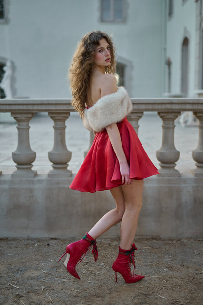 The Red Ice Rink Dress
