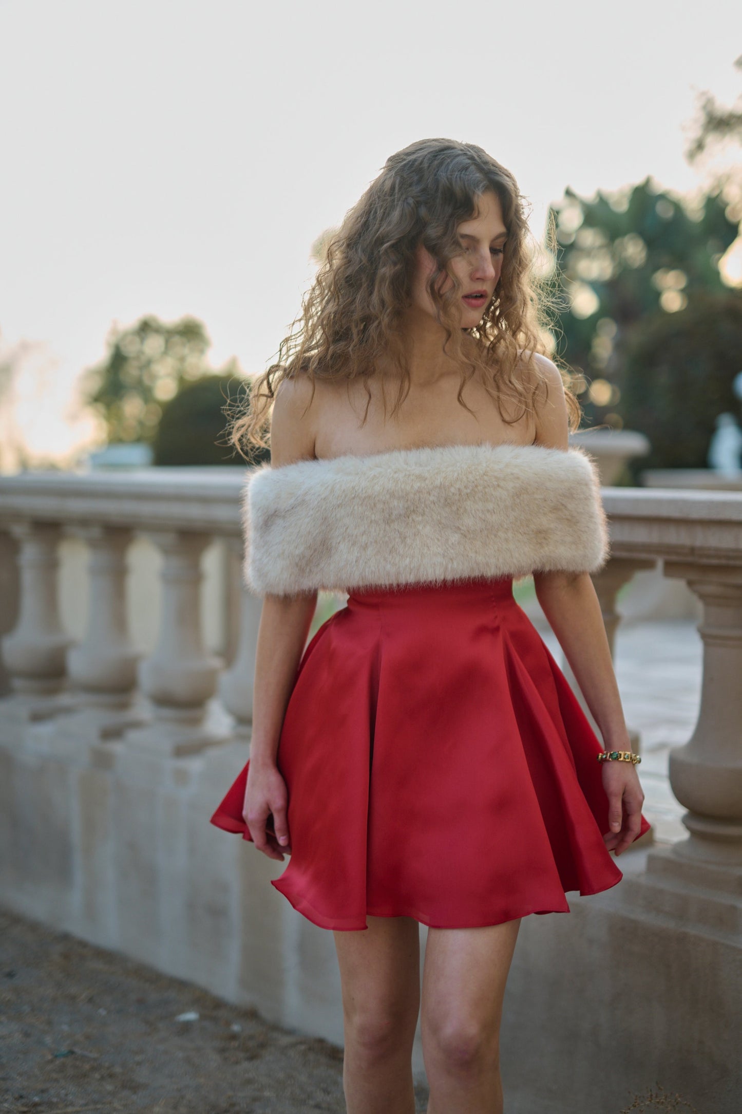 The Red Ice Rink Dress