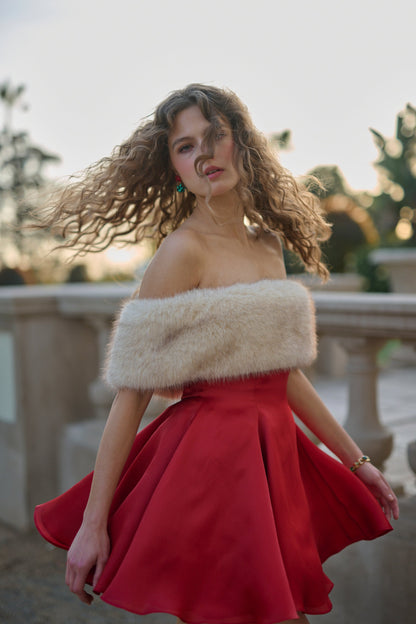 The Red Ice Rink Dress