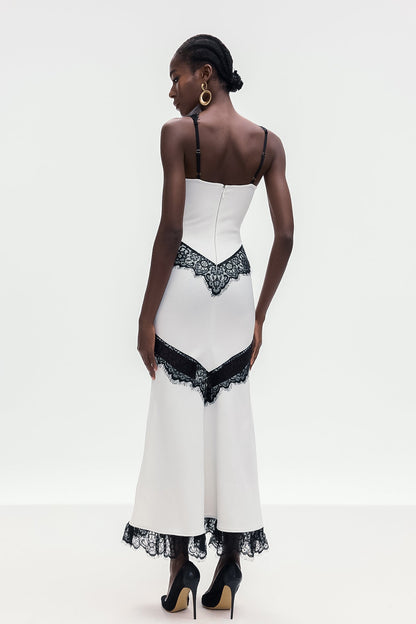 Bianca Lace Sleeveless Maxi Dress