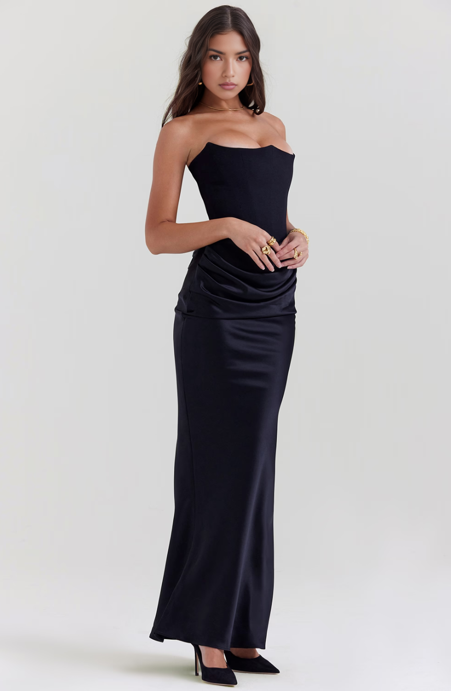 Tessa Strapless Maxi Dress