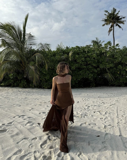 Valerie Asymmetrical Maxi Dress