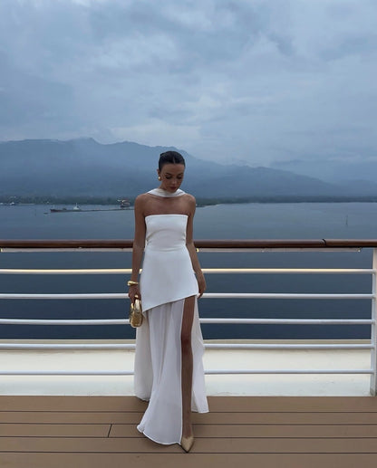 Valerie Asymmetrical Maxi Dress