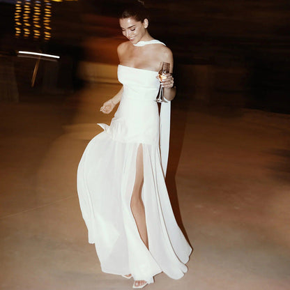 Valerie Asymmetrical Maxi Dress