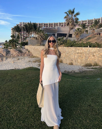 Valerie Asymmetrical Maxi Dress