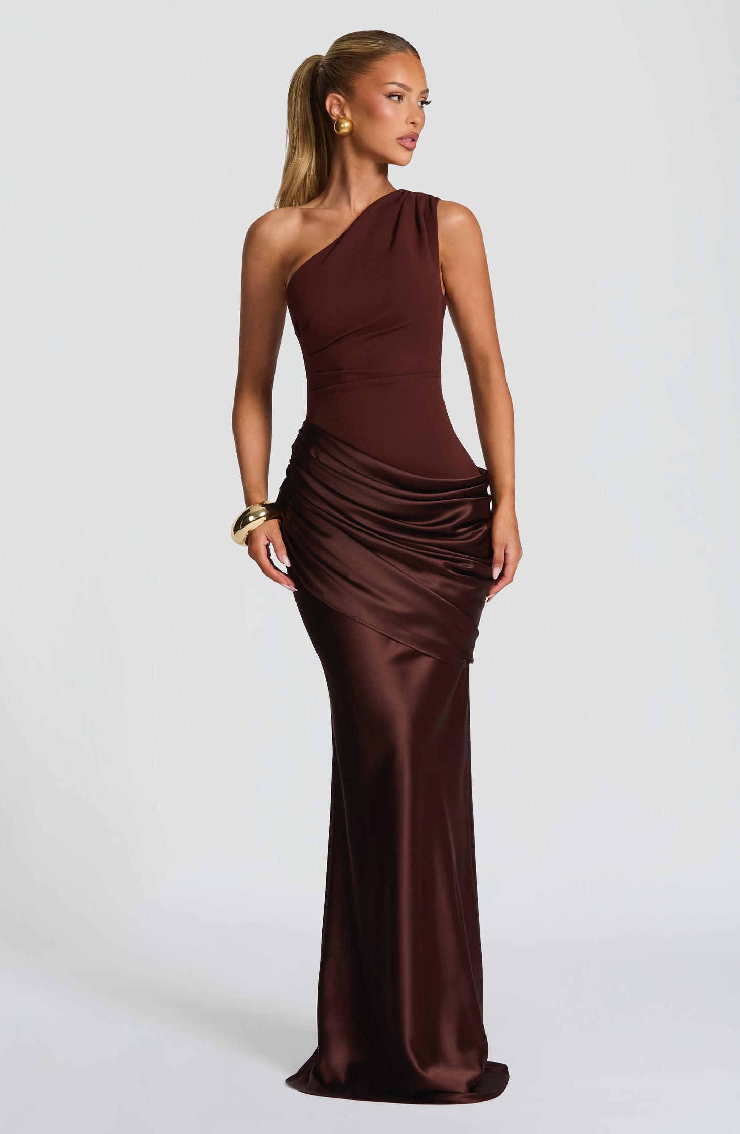 Sadona Maxi Dress - Plum Brown Dress Babyboo Fashion Premium Exclusive Design
