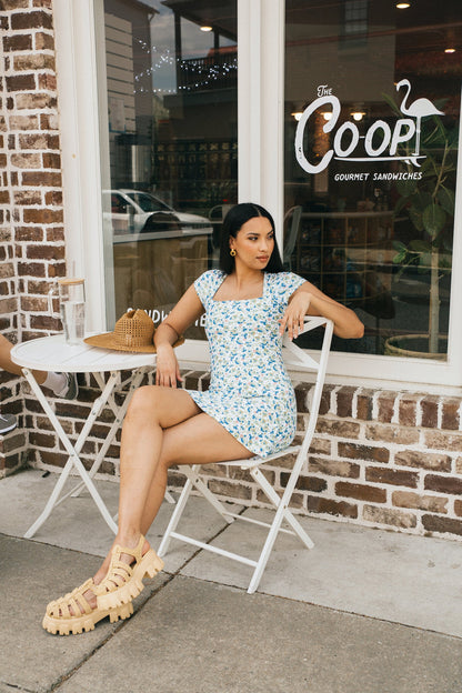 The Selena Dress - Sunshine Flora