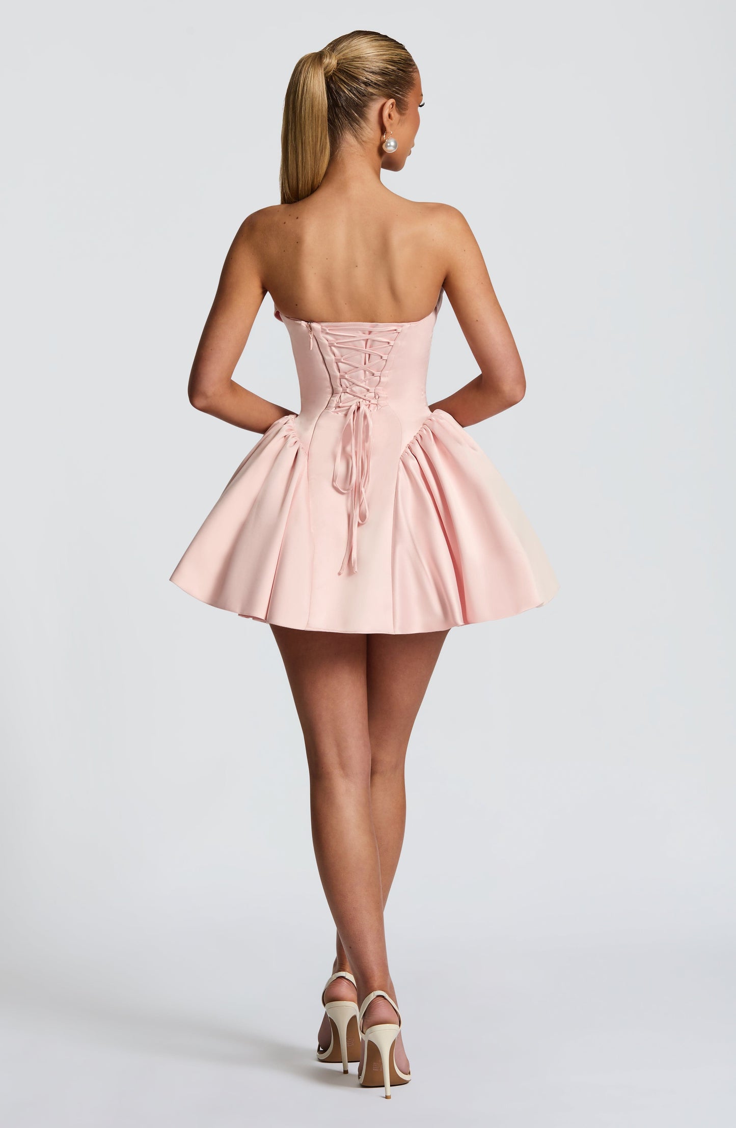 Trinity Mini Dress - Blush Dress Babyboo Fashion Premium Exclusive Design